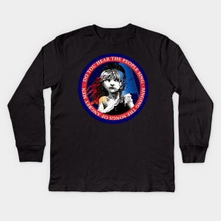 Les Mis - Haer The People Kids Long Sleeve T-Shirt